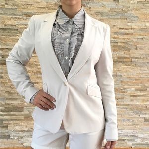 Zara white blazer
