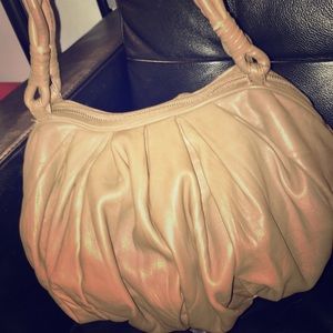 Leather authentic BCBG Maxazria shoulder bag