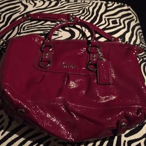 Coach patent leather bag