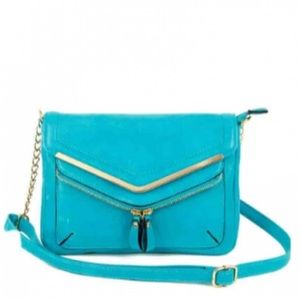 Stylish Teal Messenger Bag