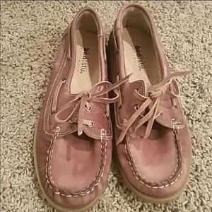 Bed Stu leather boat shoes 7.5