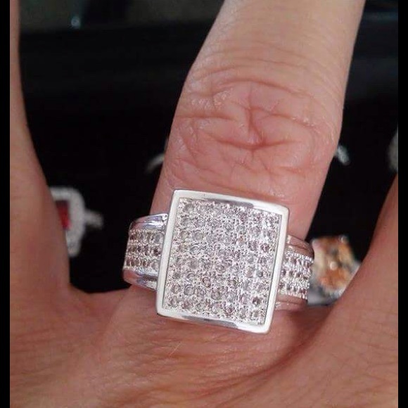 🆕 diamond and SS ring. - Picture 2 of 2