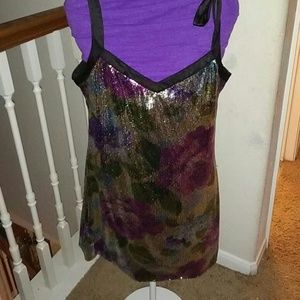 Xoxo sequin dress.one strap , on side tie up