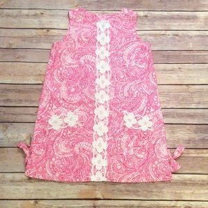 🌹 HP Lilly Pulitzer Girls Lined Seahorse Dress 6