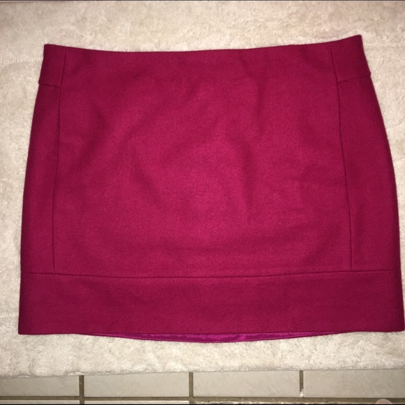 Jcrew wool mini skirt