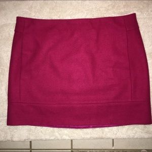 Jcrew wool mini skirt