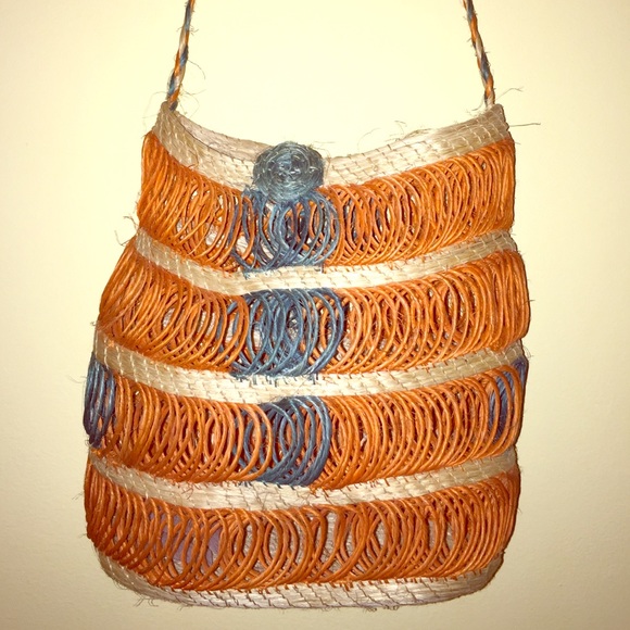 Hand woven bag from Haiti