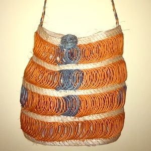 Hand woven bag from Haiti