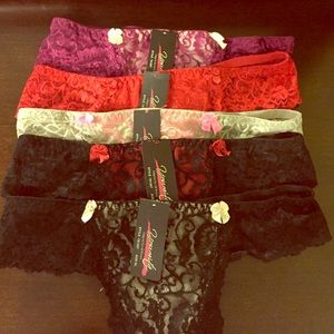 5 pairs of panties