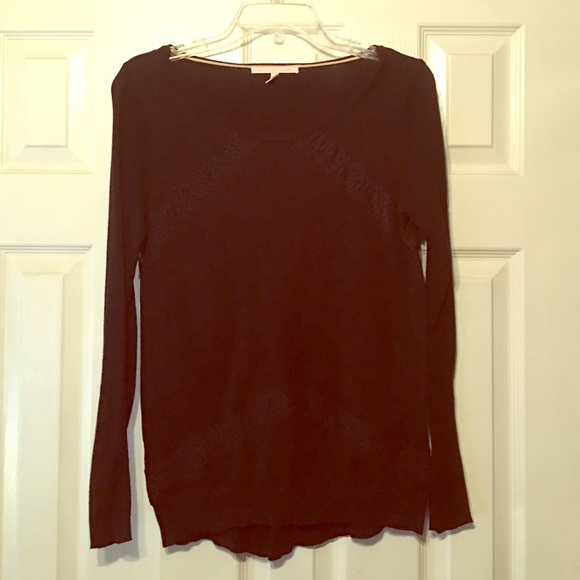 Victoria's Secret sweater with lace details.