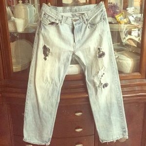 American Eagle Men's 33/32 distressed jeans