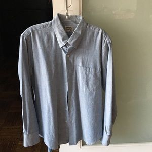 Men's Naked & Famous light blue button down