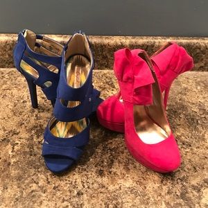 2 Pair Qupid Heels