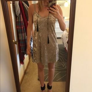 Zara velvet dress NWOT