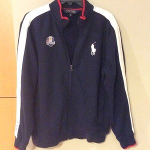 Men's Polo Golf Pullover Medium