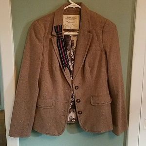 Anthropologie blazer with adorable trim