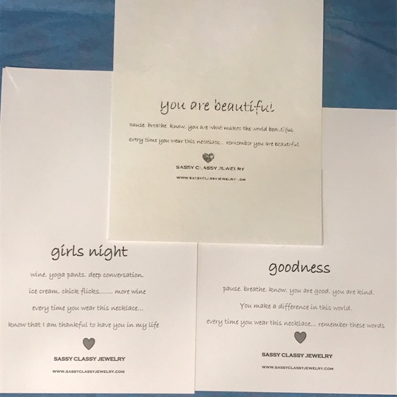 Gold Heart Best Friend Necklace Gift Message Card - Picture 8 of 8