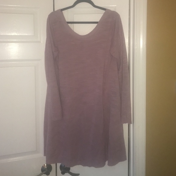 Purple Free People Dress with Low Back