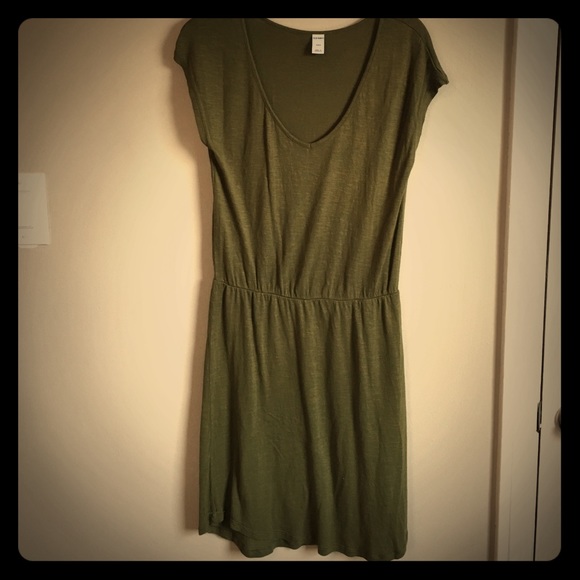 Olive Green Swing Dress - Never Worn