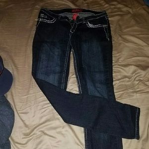 Red Rivet Jeans