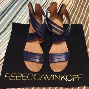 Rebecca Minkoff strappy flat sandals 8M