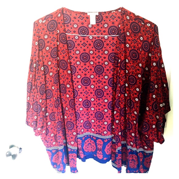 Forever 21 Sweaters - Medallion Print Kimono