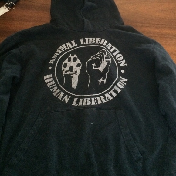 animal liberation human liberation pullover