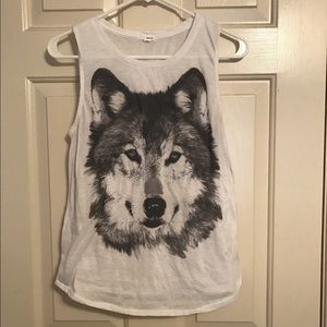 GARAGE medium wolf shirt