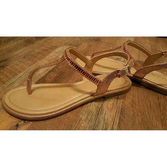 Rose Gold Aldo Sandals