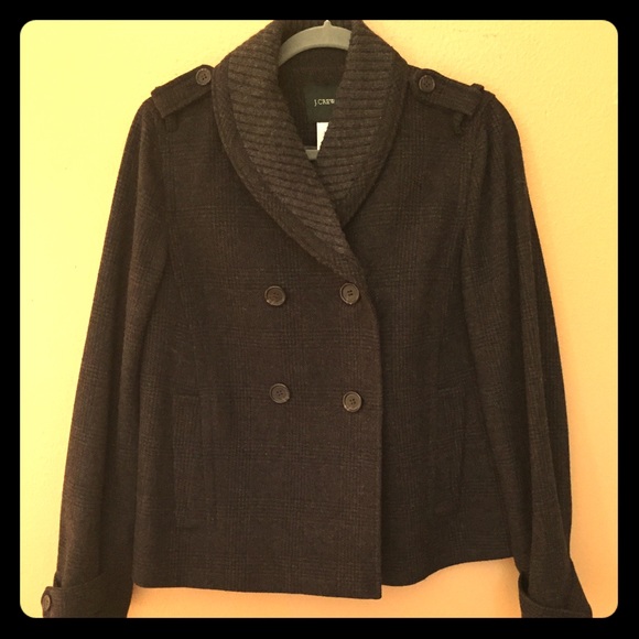 J. Crew wool blend pea coat