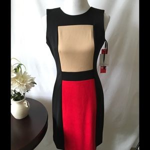 Calvin Klein fitted sheath