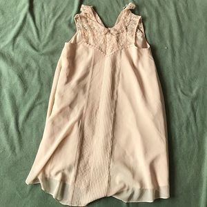 ASOS Tan/cream flowy dress. WORN ONCE!
