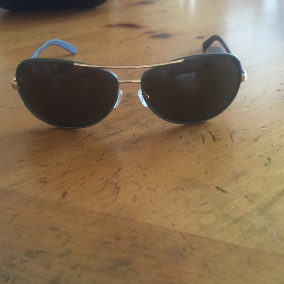 Tory Burch aviators army green