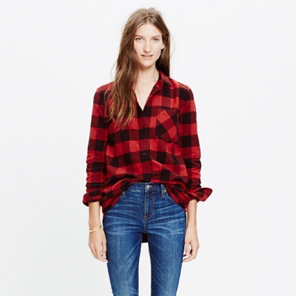 Madewell "Ex-Boyfriend" flannel shirt