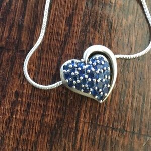 Sapphire necklace jewelry