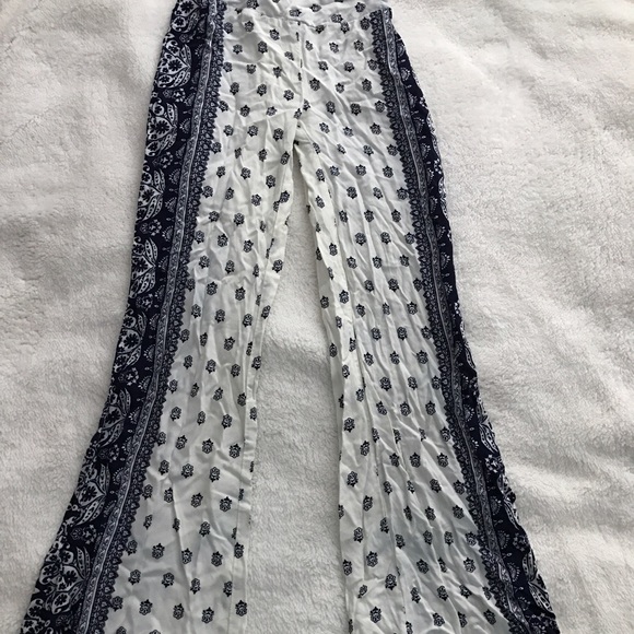 Paisley Boho Wide Leg Pants