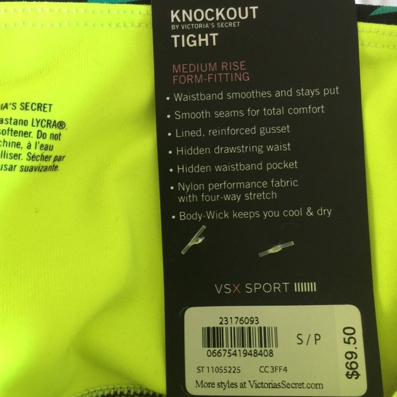 🍭BNWT Victoria Secret knockout tights.🍭Size S/P - Picture 2 of 3