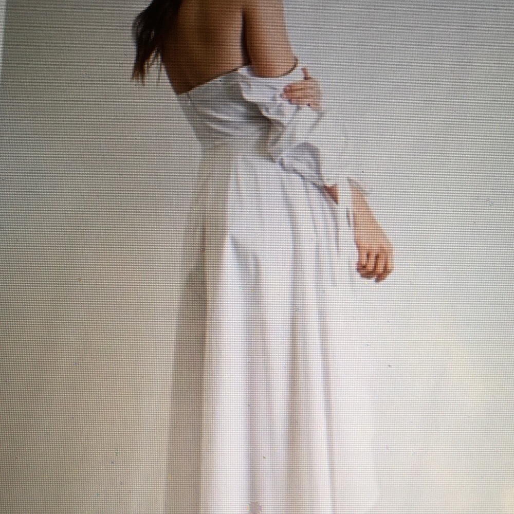 WHITE LOLITA DRESS-PRICE FIRM