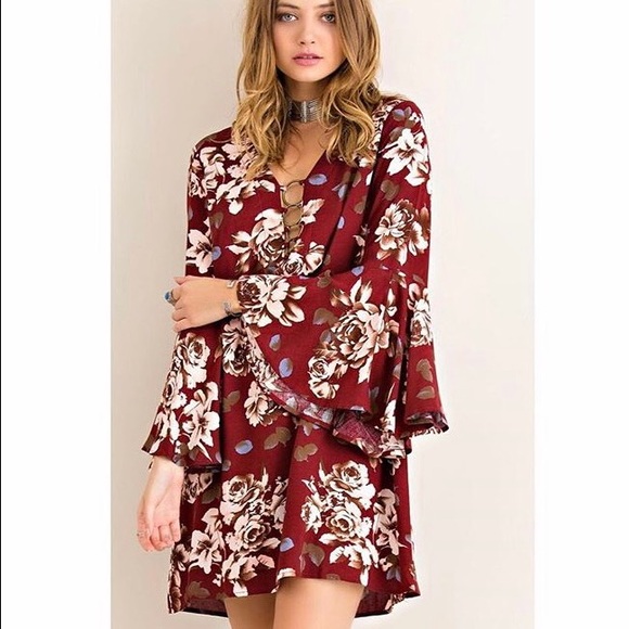 Floral Entro Dress