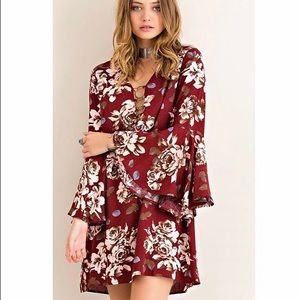 Floral Entro Dress