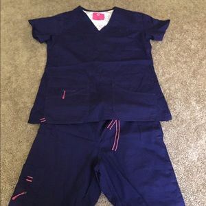 Set of Life is Peachy Scrubs