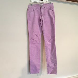 Lilac corduroy pants