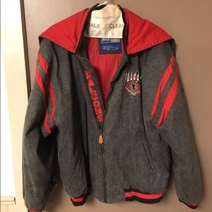 Atlanta Falcons Starter brand NFL coat.