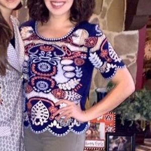 J.O.A Embroidered Top