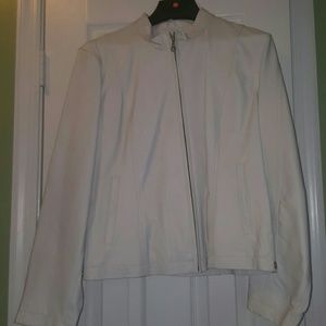 White Leather Jacket