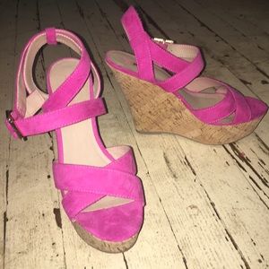 Pink Wedges from JustFab