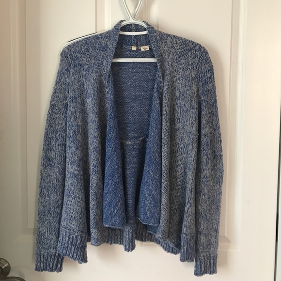 Anthropology Blue Cardigan