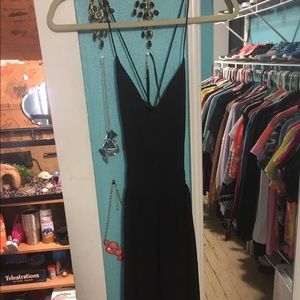 Long Sheer Black Dress