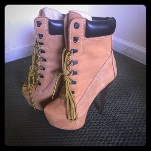 Timberland heeled boots