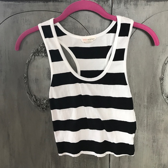 Urban outfitters striped crop top
